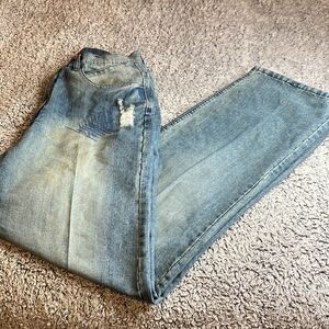 MACHINE JEANS CO. 34 x 34 Vintage Cotton Relaxed Unisex